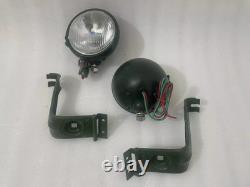 Headlight Light with Bracket Pair Left & Right fits willys jeep MB ford GPW F Headlight Light with Bracket Pair Left & Right fits willys jeep MB ford GPW F