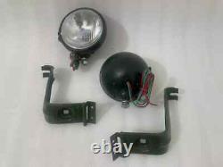 Headlight Light with Bracket Set Left & Right Compatible Willys Jeep MB Ford GPW