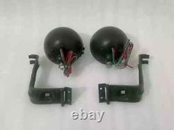 Headlight Pair with Bracket (Left & Right SIDE) Fit For Willys Jeep MB Ford GPW