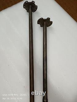 Jeep Early Ford GPW WWII G503 Original Scalloped VEP Axles Shaft Set F Marked