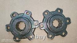 Jeep Ford GPW WW2 G503 Original F script Front Axle Drive Flange Pair Used