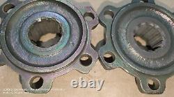 Jeep Ford GPW WW2 G503 Original F script Front Axle Drive Flange Pair Used