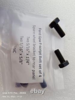 Jeep Ford Gpw WW2 F Script 16 Location Bolts (Set Of 107) high quality repro