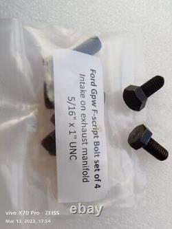 Jeep Ford Gpw WW2 F Script 16 Location Bolts (Set Of 107) high quality repro