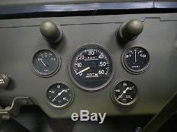 Jeep Willys MB Ford GPW CJ2A CJ3A The Best Reproduction Gauge Set G-503