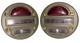 Jeep Willys Mb Ford Gpw Truck Cat Eye Rear Tail Light 4 Pair-a1064/a1065