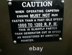 Jeep Willys MB Ford Gpw ww2 G503 J2 Capstan Winch New Mounting Plate