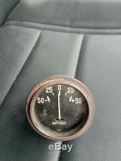 Jeep Willys Mb Ford Gpw ww2 G503 Amp Gauge long needle Good Working Condition