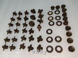 Jeep Willys Mb Ford Gpw ww2 G503 NOS Door Sockets & Curtain Fastener Lot