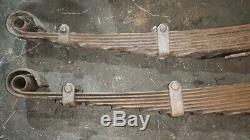 Jeep Willys Mb Ford Gpw ww2 G503 Original Front Leaf Spring Set with f mark bolt
