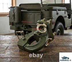 Jeep Willys Pintle Hook Tow Bar Towing Hitch MB GPW Ford Green