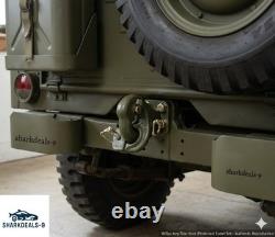 Jeep Willys Pintle Hook Tow Bar Towing Hitch MB GPW Ford Green
