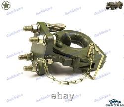 Jeep Willys Pintle Hook Tow Bar Towing Hitch MB GPW Ford Green