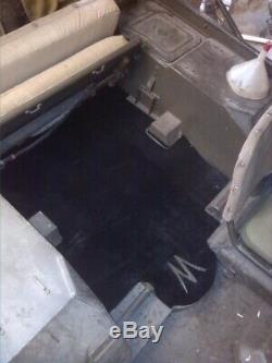 Jeep willys mb ford gpw rubber floor mats must see