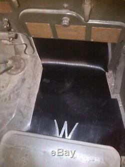 Jeep willys mb ford gpw rubber floor mats must see