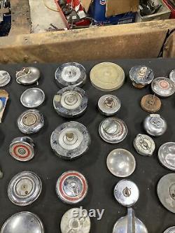 Lot 1930s 1940s 1950s 1960s Gas Caps Chevrolet Ford Dodge Plymouth Hot Rod