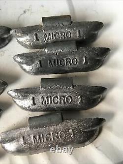 Lot Of NOS MICRO Winged Wheel Weights Lead 1.25 -1.5 -1 Oz Truck OEM