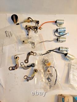 Lot of Misc Condenser Distributor & Plate Parts for Willys MB Ford GPW Jeep G503