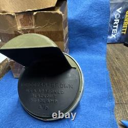 MB GPW Willys Ford WWII Jeep G503 6 Volt CB Fender Blackout Driving Light NOS