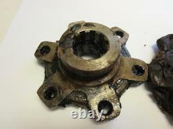 MB GPW Willys Ford WWII Jeep G503 CJ2A CJ3A Front Axle Drive Flange Pair NOS