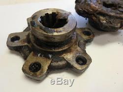 MB GPW Willys Ford WWII Jeep G503 CJ2A CJ3A Front Axle Drive Flange Pair NOS