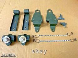 MB GPW Willys Ford WWII Jeep G503 Top Bow Bracket Set F marked -A2754