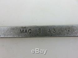 Mac Tools S43 WWII Ford GPW Jeep Willys MB Brake Wrench 5/16 x 3/8 USA