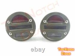 Military Cat Eye Rear Tail Light 4'' Pair Willys, MB Ford, Gpw, Jeep, Truck