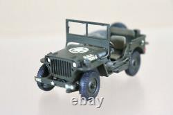 Mv Modèles WWII US Armée NS-QT04H Willys Ford Standard Jeep & Remorque MB / Gpw