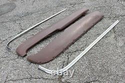 NOS 1959 Ford Mercury Edsel Rear Cruiser Fender Skirts with Stainless Trim PAIR