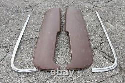 NOS 1959 Ford Mercury Edsel Rear Cruiser Fender Skirts with Stainless Trim PAIR