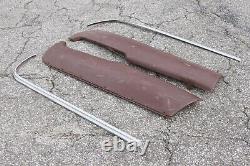 NOS 1959 Ford Mercury Edsel Rear Cruiser Fender Skirts with Stainless Trim PAIR