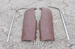 NOS 1959 Ford Mercury Edsel Rear Cruiser Fender Skirts with Stainless Trim PAIR