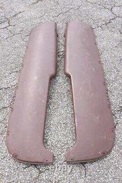 NOS 1959 Ford Mercury Edsel Rear Cruiser Fender Skirts with Stainless Trim PAIR