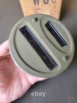 NOS Arrow 6 Volt Black Out Tail Light Lamp Assembly for MB GPW GPA Jeep P# 84934