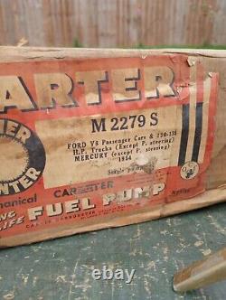 NOS Carter M2279S Mechanical Fuel Pump 1954 Ford Mercury F100 Power King V8 239