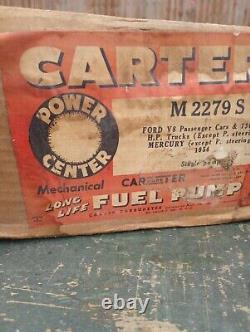 NOS Carter M2279S Mechanical Fuel Pump 1954 Ford Mercury F100 Power King V8 239