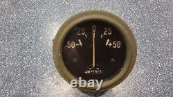 NOS Ford GPW Jeep Willys MB Long Needle Amperes Amp Gauge 22747 Original