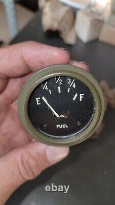 NOS Fuel Gauge for WW2 Ford GPW, Willys MB, m & CJ2A Jeep Part# WO-A-8184