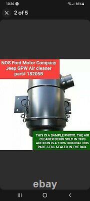 NOS Oakes Oil Bath Air Cleaner Ford GPW Willys MB Jeep, P# 18205B, Sealed In Box