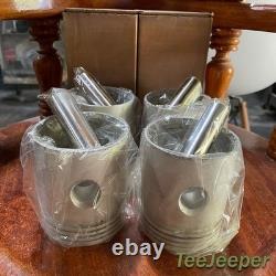 NOS Piston with Pin Set Size 0.20 Jeep Willys Ford MB GPW CJ2A CJ3A L-134 801248