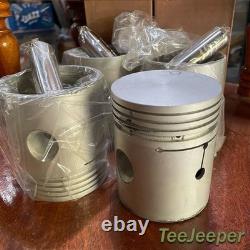 NOS Piston with Pin Set Size 0.20 Jeep Willys Ford MB GPW CJ2A CJ3A L-134 801248
