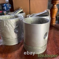 NOS Piston with Pin Set Size 0.40 L-134 Jeep Willys Ford MB GPW CJ2A CJ3A 801248