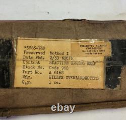 NOS Torque Reaction Spring Leaf WW2 Willys MB, Ford GPW, M201 Jeep WO-A-6168