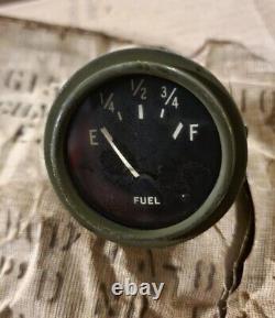 NOS WW2 12 Volt Fuel Gauge, Willys MB Ford GPW GPA Jeep G503 G504