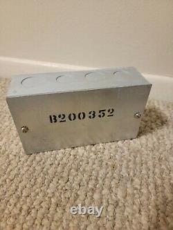 NOS WWII Radio Box & Junction Block, M29 Jeep Willys MB Ford GPW G503 G103 G136