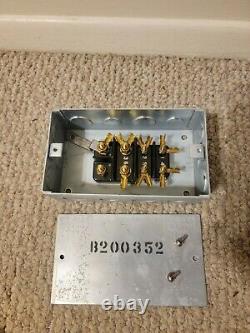 NOS WWII Radio Box & Junction Block, M29 Jeep Willys MB Ford GPW G503 G103 G136