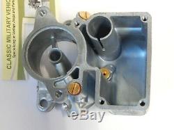 New Carter WO Carburetor Main Body. Willys MB CJ2A Ford GPW Army Jeep G503 Carb