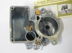 New Carter WO Carburetor Main Body. Willys MB CJ2A Ford GPW Army Jeep G503 Carb