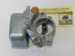 New Carter WO Carburetor Main Body. Willys MB CJ2A Ford GPW Army Jeep G503 Carb